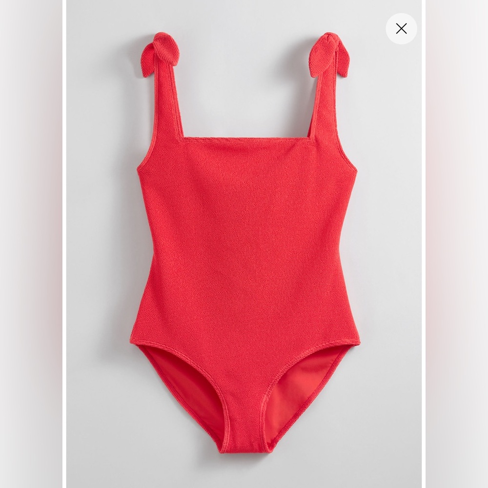 & Other Stories Red One Piece Swimsuit
